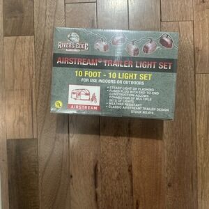 Rivers Edge Airstream Trailer 10 Light Set 10' Indoor Outdoor New Sealed